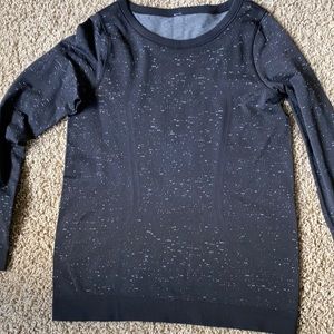 Lululemon Swiftly Breathe Long- Black  -size 4